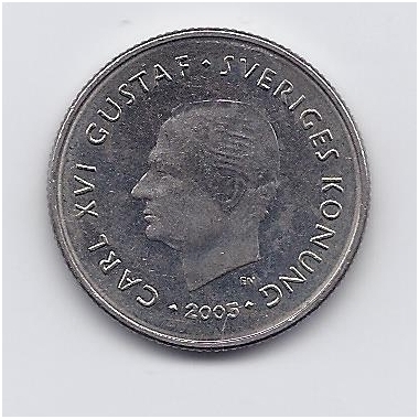 SWEDEN 1 KRONA 2005 KM # 894 XF 1