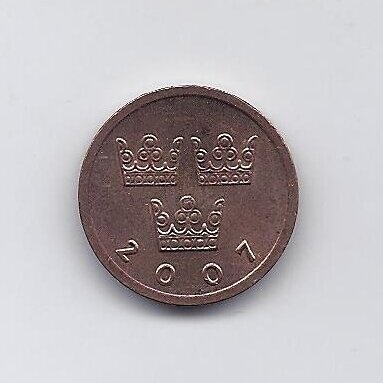 SWEDEN 50 ORE 2007 SI KM # 878 XF 1