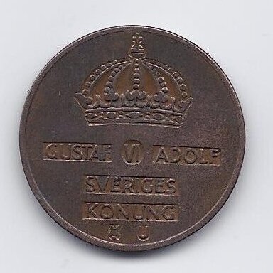 SWEDEN 5 ORE 1967 KM # 822 VF 1