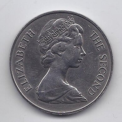 ŠV. ELENA 25 PENCE 1973 KM # 5 XF 300 m. Jubiliejus 1