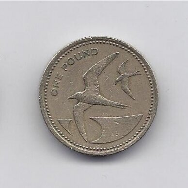 ST. HELENA and ASCENSION 1 POUND 1984 KM # 6 VF