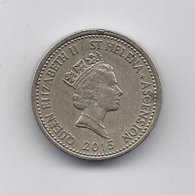 ŠV. ELENA ir DANGUN ŽENGIMO SALA 1 POUND 2015 KM # 17 VF 1