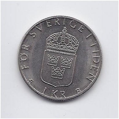 SWEDEN 1 KRONA 1997 KM # 852a XF