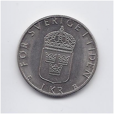 SWEDEN 1 KRONA 1999 KM # 852a XF