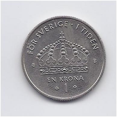SWEDEN 1 KRONA 2001 KM # 894 XF
