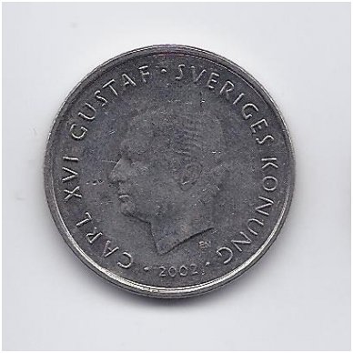 SWEDEN 1 KRONA 2002 KM # 894 XF 1