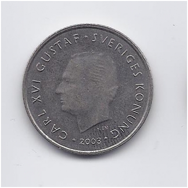 SWEDEN 1 KRONA 2003 KM # 894 XF 1