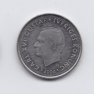SWEDEN 1 KRONA 2004 KM # 894 XF 1