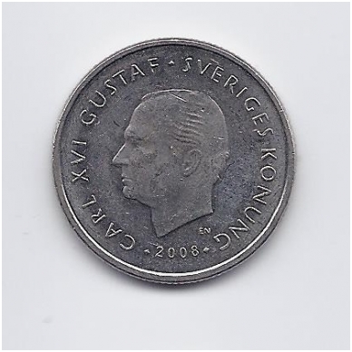 SWEDEN 1 KRONA 2008 KM # 894 XF 1