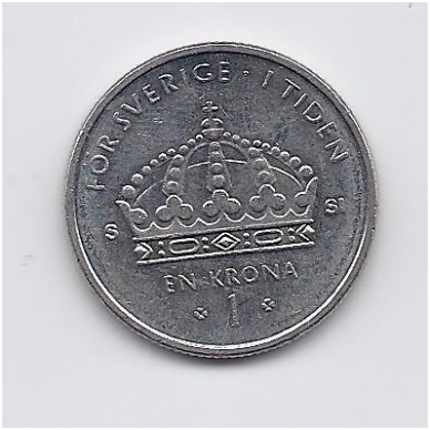 SWEDEN 1 KRONA 2008 KM # 894 XF