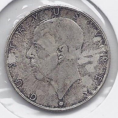SWEDEN 2 KRONOR 1938 KM # 807 VF/XF Settlement of New Sweden 1