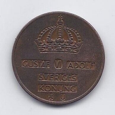 SWEDEN 5 ORE 1964 KM # 822 VF 1