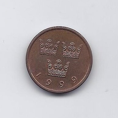 SWEDEN 50 ORE 1999 B KM # 878 XF 1