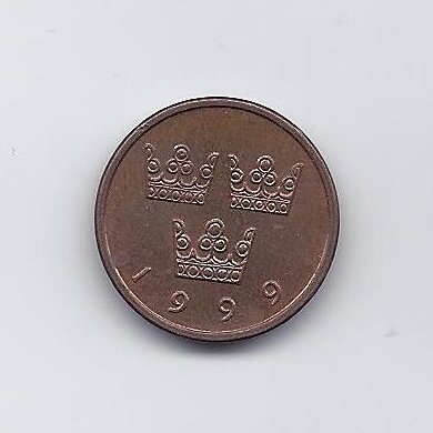 SWEDEN 50 ORE 1999 B KM # 878 XF 1