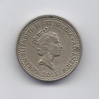 ŠV. ELENA ir DANGUN ŽENGIMO SALA 1 POUND 2015 KM # 17 VF 1