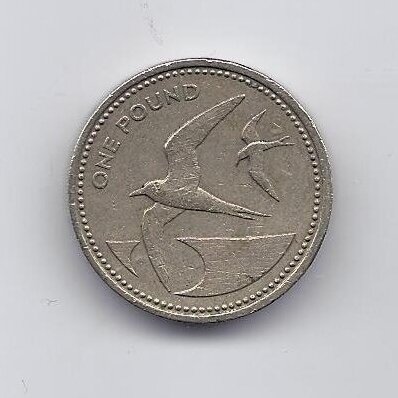 ST. HELENA and ASCENSION 1 POUND 2015 KM # 17 VF