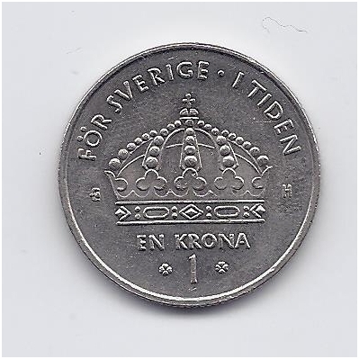 SWEDEN 1 KRONA 2003 KM # 894 XF