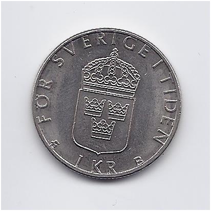 SWEDEN 1 KRONA 2000 KM # 852a XF