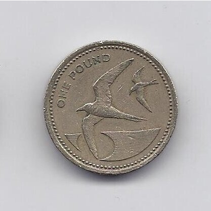 ŠV. ELENA ir DANGUN ŽENGIMO SALA 1 POUND 1984 KM # 6 VF