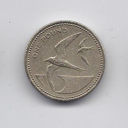 ST. HELENA and ASCENSION 1 POUND 1991 KM # 17 VF