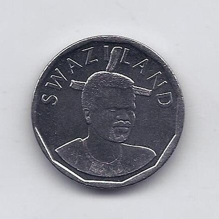 SVAZILANDAS 50 CENTS 2015 KM # 65 AU 1