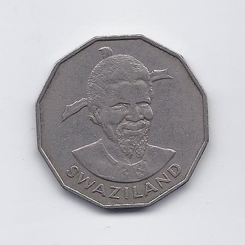 SVAZILANDAS 50 CENTS 1981 KM # 12 VF 1