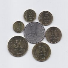 TADŽIKISTANAS 2011 m. 7 monetų rinkinys