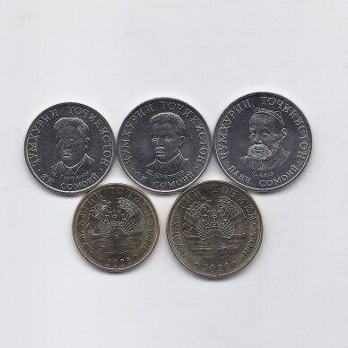 TAJIKISTAN 2023 5 coins set 1