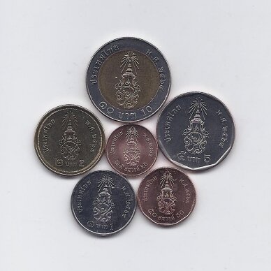 THAILAND 2018 - 2021 6 coins set
