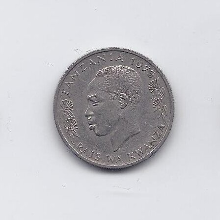 TANZANIJA 50 SENTI 1973 KM # 3 VF 1