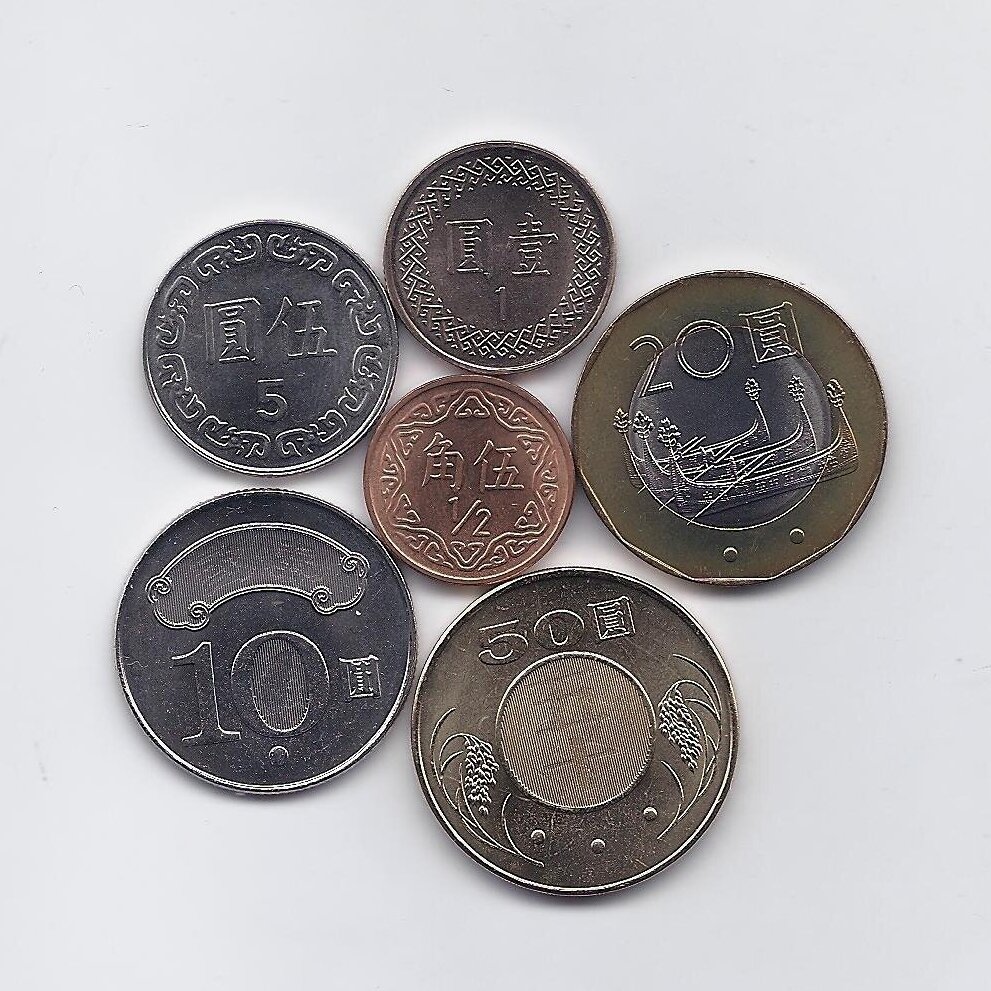 TAIVANAS 6 monetų rinkinys
