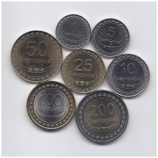 RYTŲ TIMORAS 2003 - 2017 m. 7 monetų rinkinys