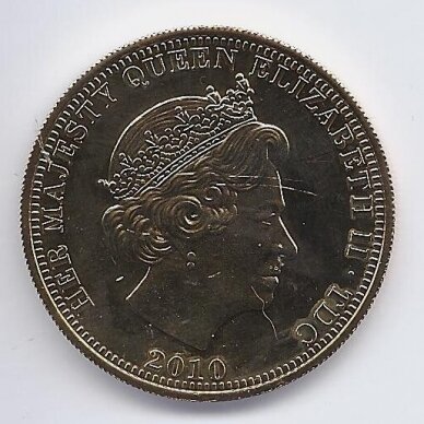 TRISTAN DA CUNHA 1 CROWN 2010 KM # 103 PROOF The Lone Soldier 1