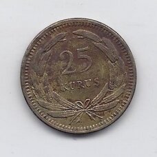 TURKIJA 25 KURUS 1956 KM # 886 F/VF TURKIJA 25 KURUS 1956 KM # 886 F/VF