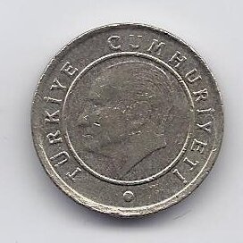 TURKIJA 10 KURUS 2011 KM # 1241 VF 1