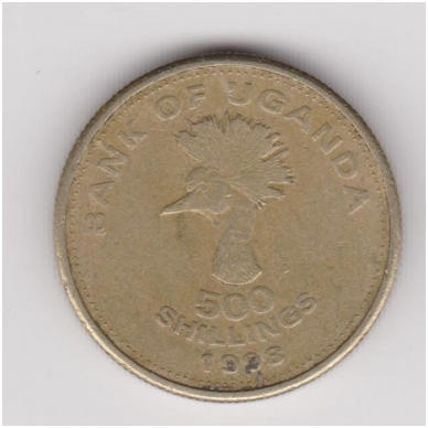 UGANDA 500 SHILLINGS 1998 KM # 69 VF