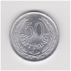 URUGVAJUS 50 CENTESIMOS 1965 KM # 45 XF