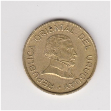 URUGVAJUS 2 NUEVO PESOS 1994 KM # 104.1 VF 1