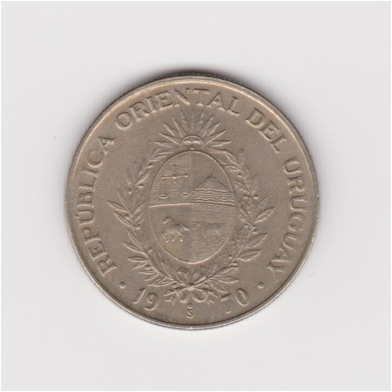 URUGVAJUS 20 PESOS 1970 KM # 56 VF 1