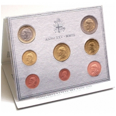 VATIKANAS 2003 m. monetų rinkinys