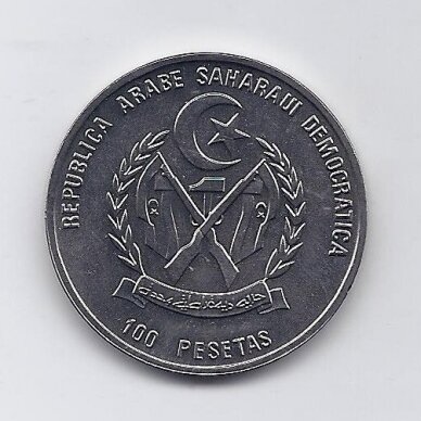 WESTERN SAHARA 100 PESETAS 1995 KM # 23 UNC Spitfire MK II 1