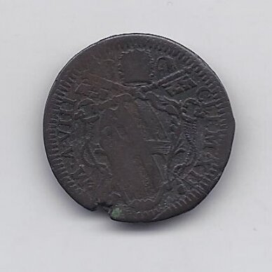 VATIKANAS 1/2 BAIOCCO 1738 F 1