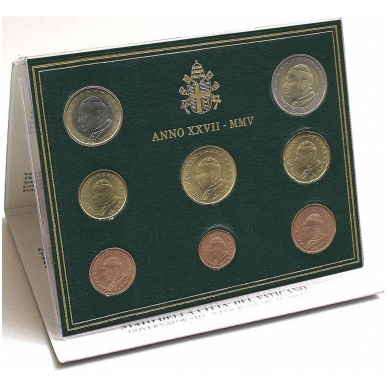 VATICAN 2005 coins set