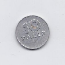 HUNGARY 10 FILLER 1973 BP KM # 572 VF