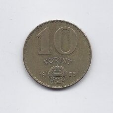 HUNGARY 10 FORINT 1986 KM # 636 VF HUNGARY 10 FORINT 1986 KM # 636 VF
