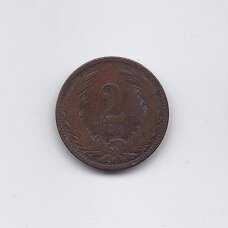 HUNGARY 2 FILLER 1894 KB KM # 481 VF