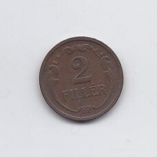 HUNGARY 2 FILLER 1938 BP KM # 506 VF