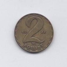 HUNGARY 2 FORINT 1977 KM # 591 VF HUNGARY 2 FORINT 1977 KM # 591 VF