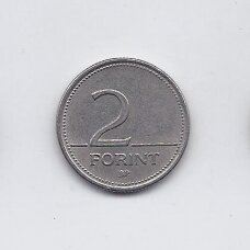 VENGRIJA 2 FORINT 1993 KM # 693 VF VENGRIJA 2 FORINT 1993 KM # 693 VF