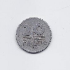 HUNGARY 20 FILLER 1969 BP KM # 573 VF